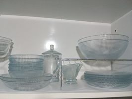 سرویس غذا خوری 33 پارچه بلور کاوه سری ونیز مدل  SE0351GCL