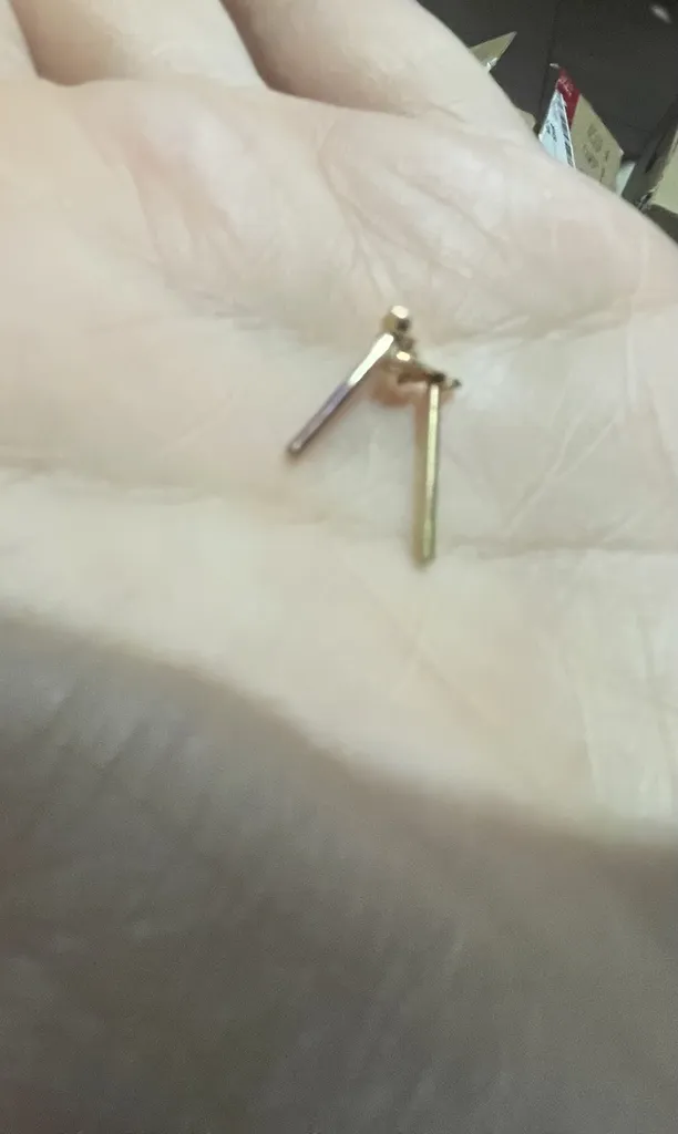 گوشواره طلا 18 عیار دخترانه پرسته مدل we711