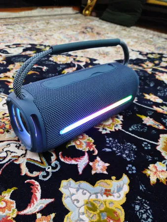 اسپیکر بلوتوثی قابل حمل گلکسبیت مدل Cylindrical speaker GS_09