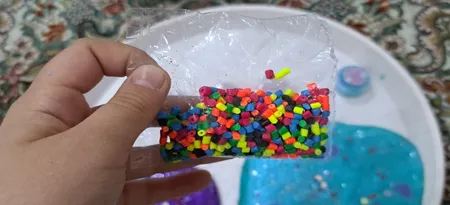 بازی آموزشی اسلایم تپلی مدل CLMet1000 بسته 11 عددی