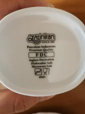 سس خوری چینی زرین ایران مدل هتلی 49 کد 170