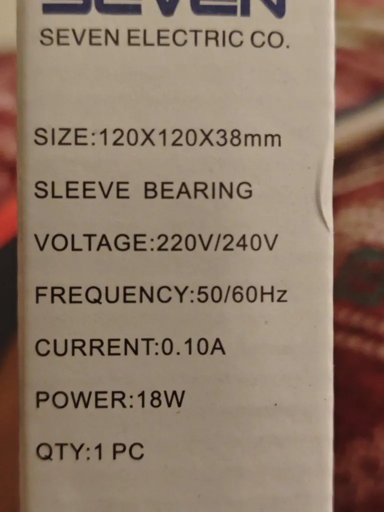 فن سون الکتریک مدل 12CM بلبرینگی