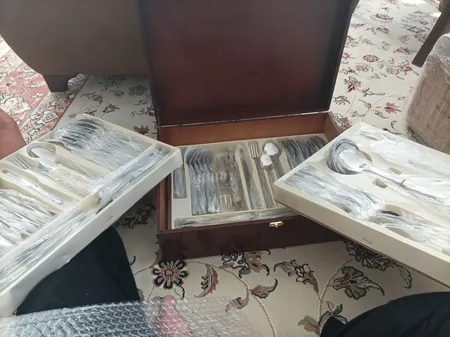 سرویس قاشق و چنگال  144 پارچه مدل ماینز