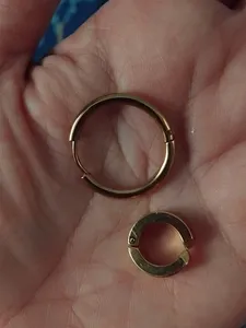 تجریه خرید گوشواره زنانه پایتخت مدل  PS726003_GO مجموعه 4 عددی