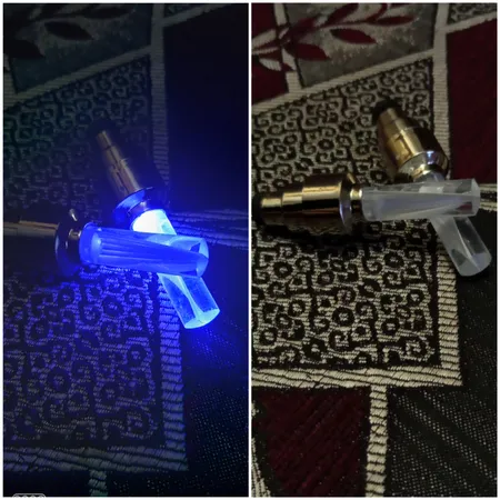 چراغ دوچرخه مدل سروالف مدادی بسته 2 عددی