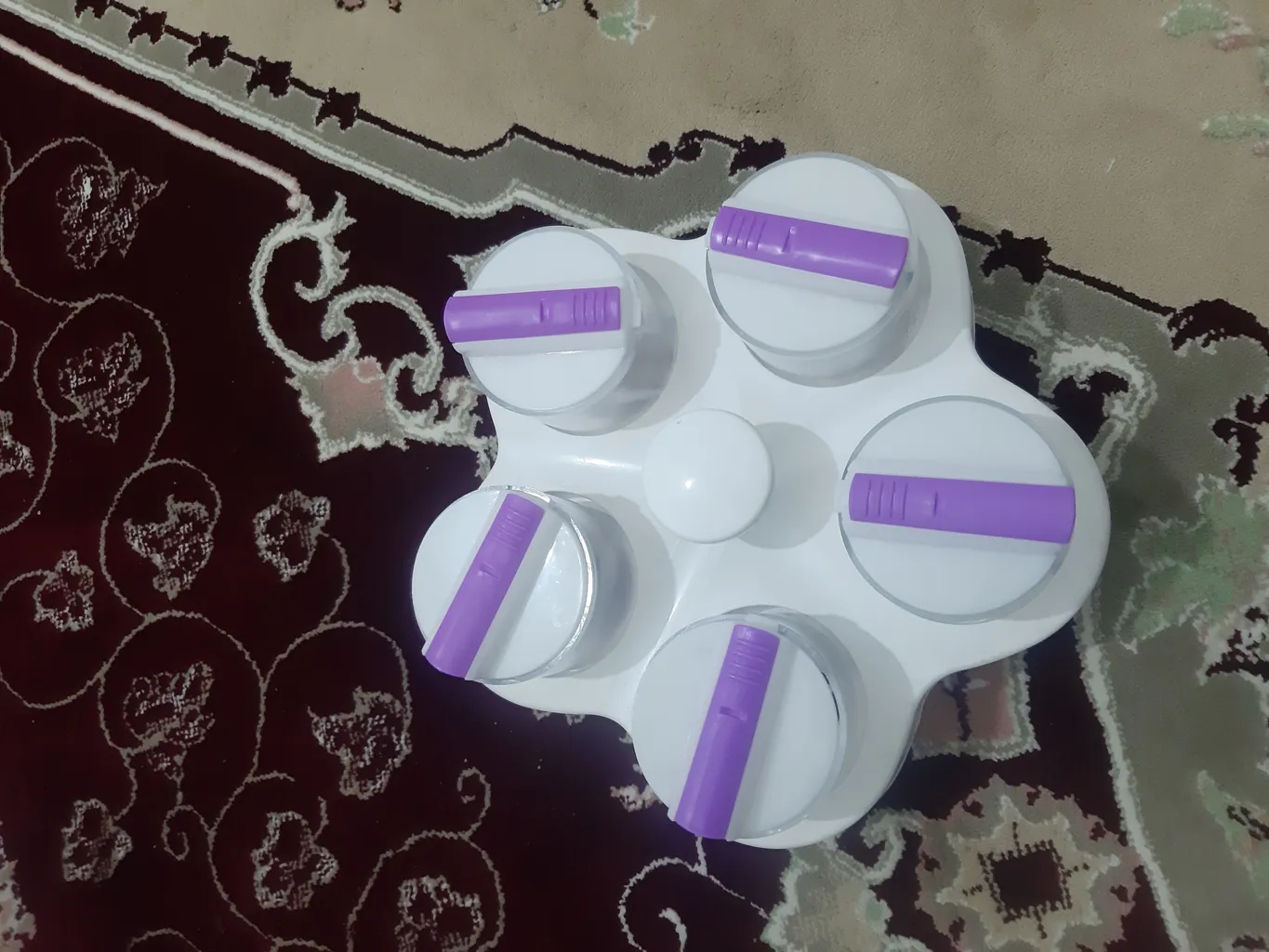 ست جای ادویه 6 پارچه مدل چرخشی 360