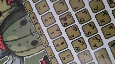 استیکر لپ تاپ راتیانا مدل کاکتوس 01 مناسب برای لپ تاپ 15 تا 17 اینچ به همراه برچسب حروف فارسی کیبورد