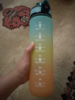 قمقمه دوچرخه مدل پاستیلی نی دار گنجایش 0.8 لیتر