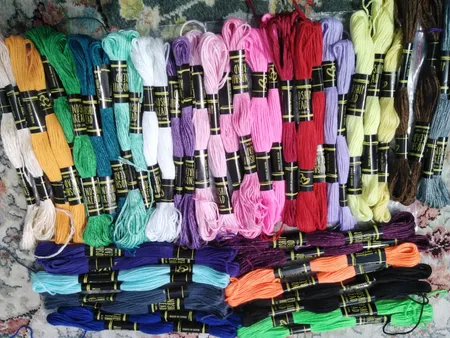 نخ کوبلن مدل AB15 مجموعه 48 عددی