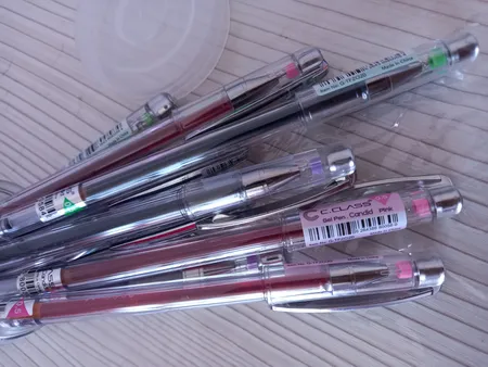 خودکار و روان نویس سی.کلاس مدل  candid بسته 12 عددی