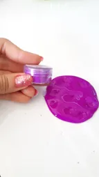 پودر رنگ اسلایم تپلی مدل VioletBl