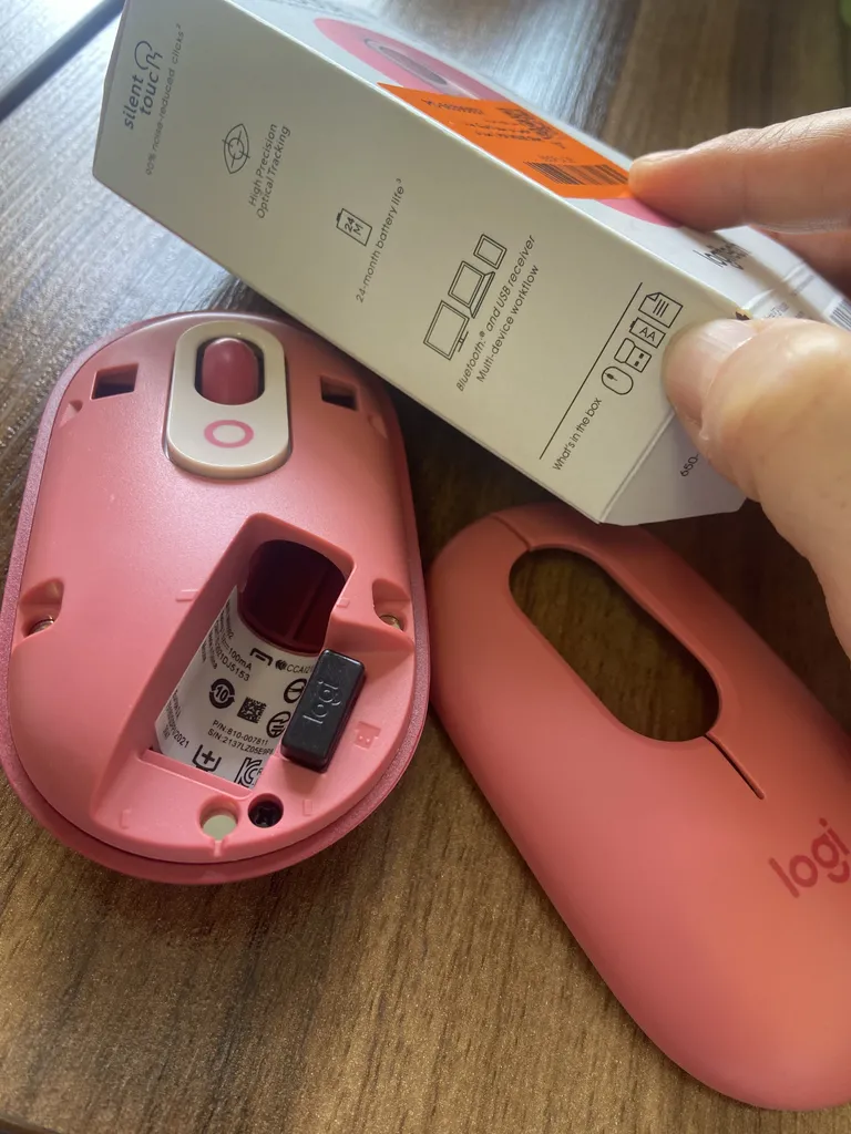 ماوس بی سیم لاجیتک مدل POP MOUSE Silent