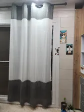 تجریه خرید پرده تیکو دکو مدل کتان هرینگ دورنگ ژوردار سایز 150x275 سانتی متر