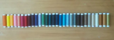 نخ خیاطی موج بسته 30 عددی