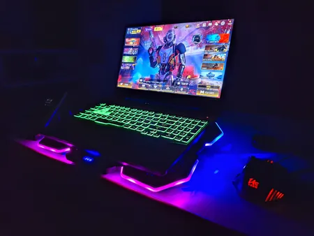 پایه خنک کننده لپ تاپ کول کلد مدل F13 RGB