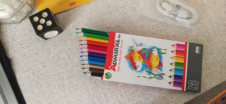 مداد رنگی 12 رنگ مدل ADMIRAL 761C