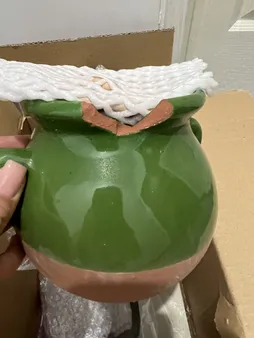 ظرف دیزی سفالی مدل ساده سایز متوسط