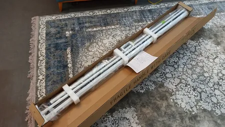 پرده نمایش پایه دار پروژکتور اسکوپ پارچه عالی سایز 180x180