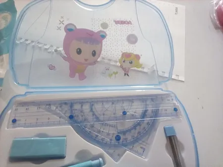 ست لوازم تحریر 7 تکه آئوسدو مدل AS-8010 BG