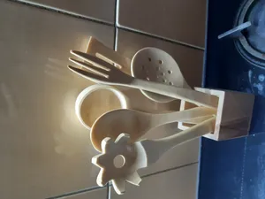 تجریه خرید سرویس کفگیر و ملاقه 7 پارچه چوبلمه مدل 7PCS