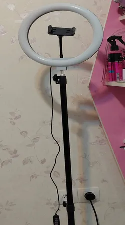 رینگ لایت مدل MJ26-RGB به همراه پایه