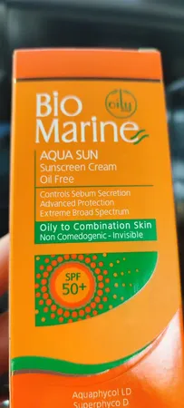 کرم ضد آفتاب بایومارین مدل AQUA SUN حجم 50 میلی لیتر