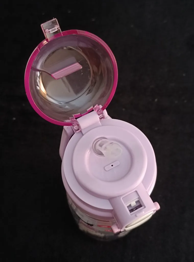 قمقمه کودک مدل دو درب کرومی گنجایش 0.5 لیتر