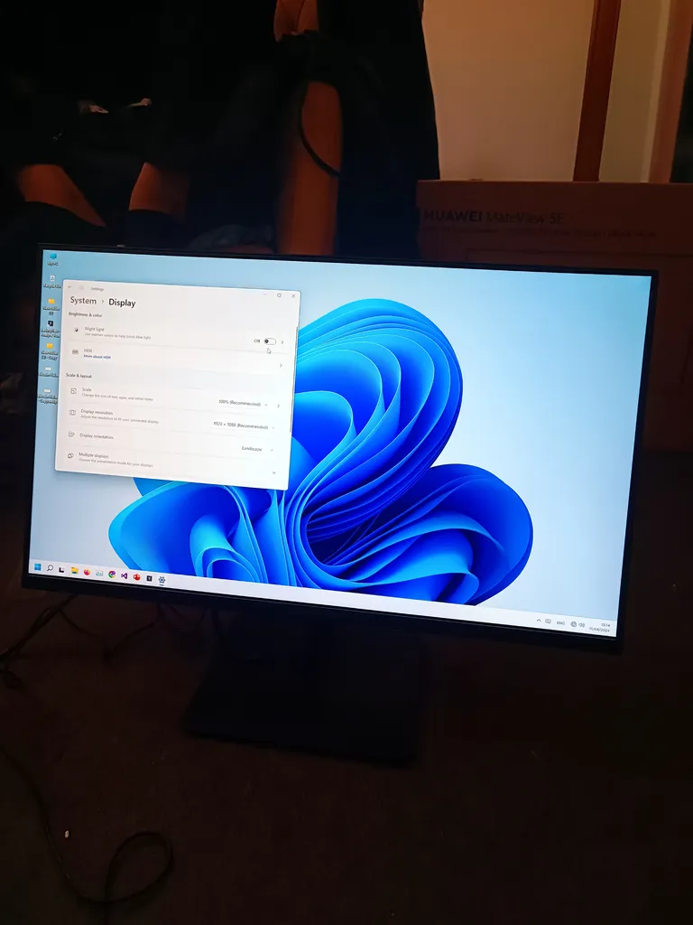 مانیتور هوآوی مدل MateView SE Standard Edition سایز 23.8 اینچ