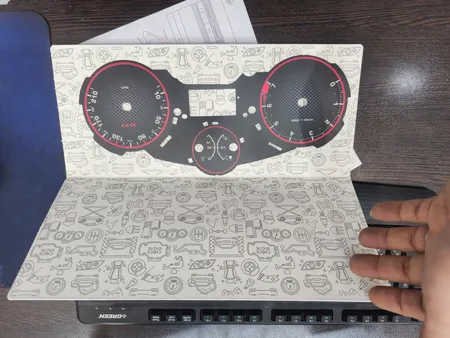 صفحه کیلومتر اسپرت مدل GTI مناسب برای پژو 206 دستی