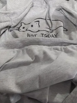 هودی زنانه طرح Not Today کد S361