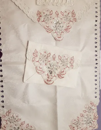 سجاده و جانماز مدل گل مریم کد A1218