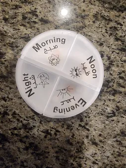 یادآور دارو مدل Weekly