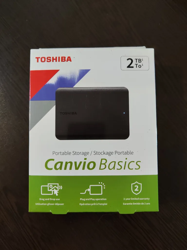 هارد اکسترنال توشیبا مدل Canvio Basics ظرفیت 2 ترابایت