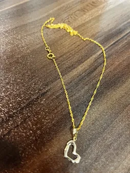 زنجیر طلا کم اجرت 18 عیار زنانه زرالتون مدل دیسکو کد S