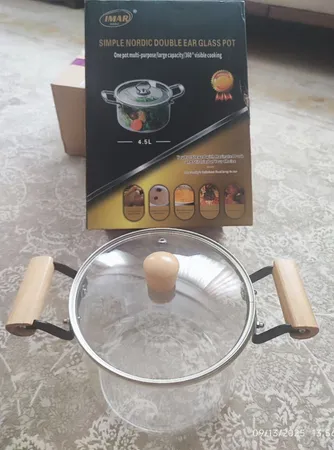 قابلمه پیرکس مدل شیشه ای کد 1369n 2 4500 سایز 20