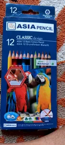 تجریه خرید مداد رنگی 12 رنگ آسیا مدل A-12