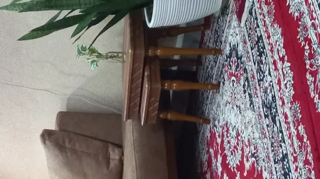 میز پذیرایی میز چوب مدل الماس مجموعه 4 عددی