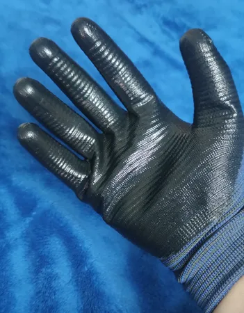 دستکش صنعتی کالکان مدل نیتریل زبرا