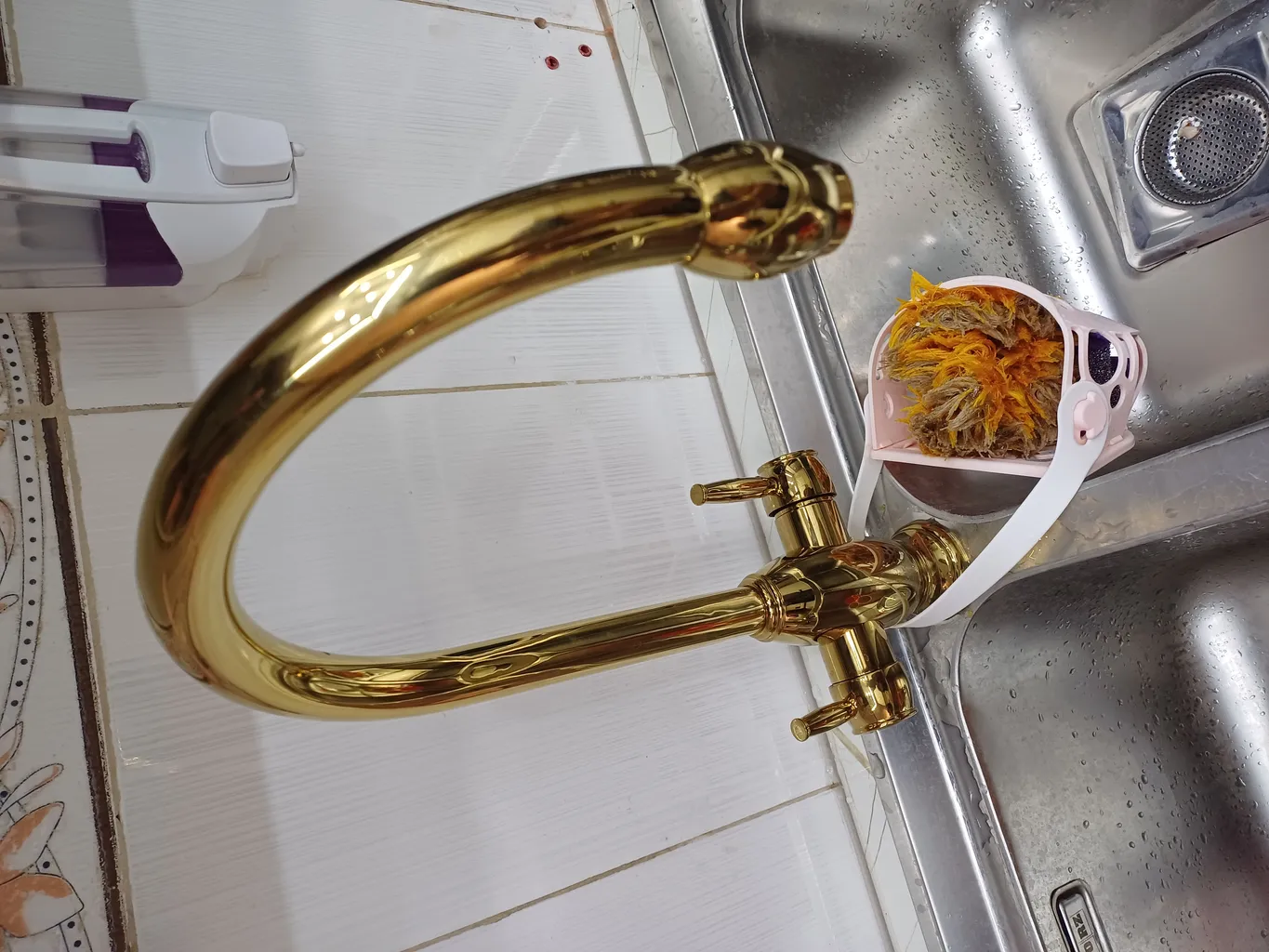 شیر آشپزخانه کسری مدل دو منظوره آرامش