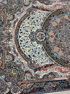 تجریه خرید فرش ماشینی فرش سهند کد VF15.5K زمینه کرم