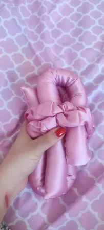 بیگودی مو مدل پرنسس طرح روبان به همراه کش مو بسته 2 عددی