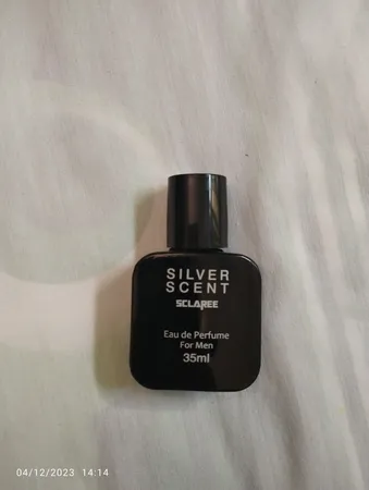 عطر جیبی مردانه اسکلاره مدل  Silver scent حجم 35 میلی لیتر مجموعه دو عددی