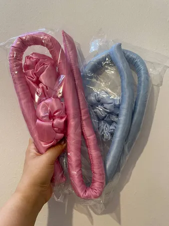 بیگودی مدل کرلی روبان به همراه کش مو بسته 2 عددی