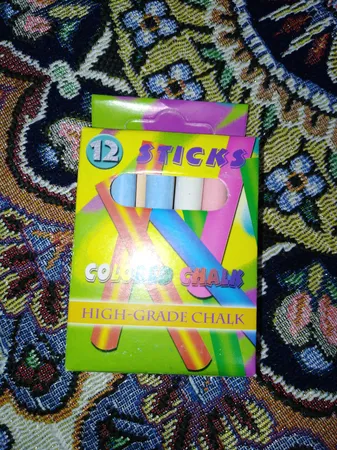 گچ رنگی کد 60 بسته 12 عددی