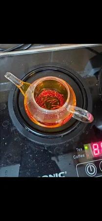 قوری زعفران مدل پیرکس