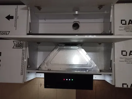 هود مخفی پرایم مدل کف شیشه باز شو HT800 سایز 70
