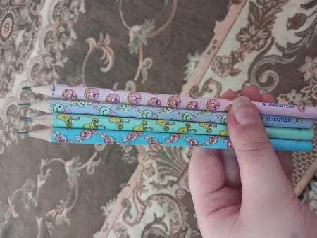 مداد مشکی استدلر مدل پاستلی مجموعه 4 عددی