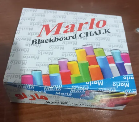 گچ رنگی مارلو مدل رنگینک بسته 12 عددی