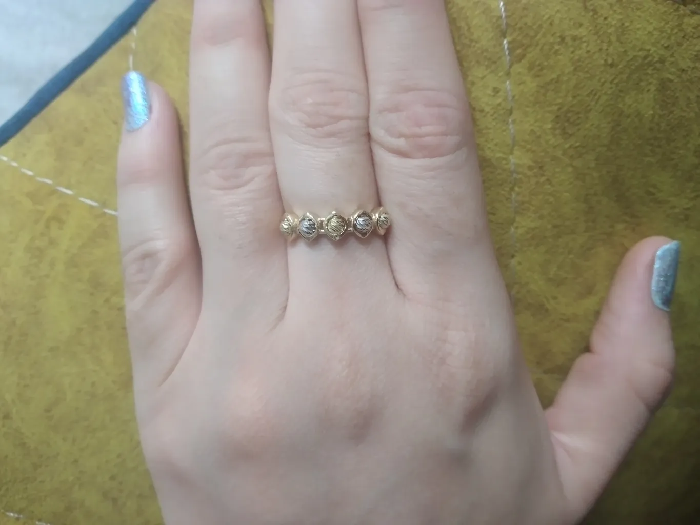 انگشتر طلا 18 عیار زنانه طلای مستجابی مدل 670149