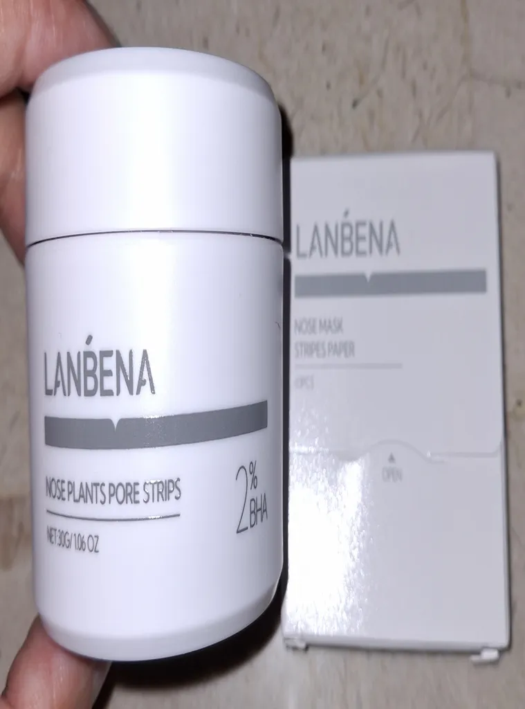 ماسک بینی لنبنا مدل BHA2 مناسب انواع پوست وزن 30 گرم بسته 60 عددی